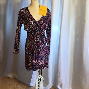 Long sleeved dress in large by DAISY FUENTES
